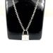 Vintage Silver Lock Eboy Necklace Cross Chain Size ONE SIZE - 4 Thumbnail