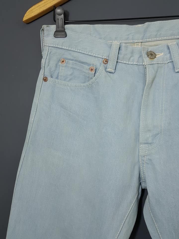 Japanese Brand LOT 5507xx Selvedge Light Blue Denim by Skull Alchemist Size US 28 / EU 44 - 3 Thumbnail