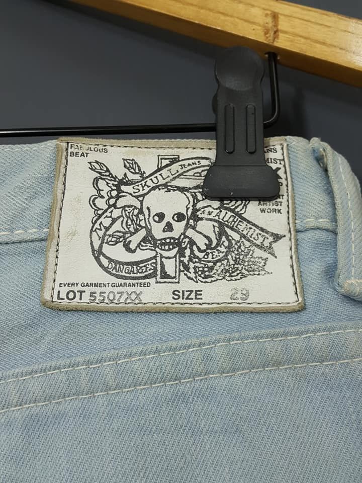 Japanese Brand LOT 5507xx Selvedge Light Blue Denim by Skull Alchemist Size US 28 / EU 44 - 9 Thumbnail