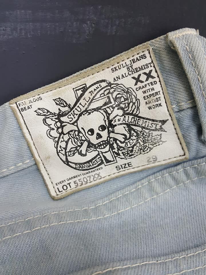 Japanese Brand LOT 5507xx Selvedge Light Blue Denim by Skull Alchemist Size US 28 / EU 44 - 18 Thumbnail