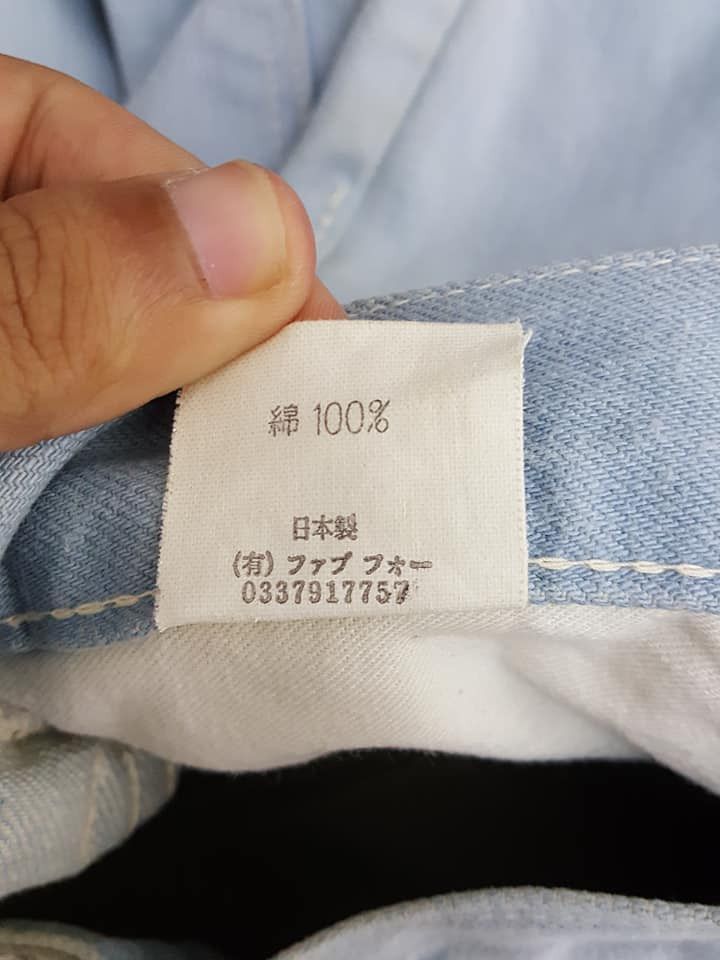 Japanese Brand LOT 5507xx Selvedge Light Blue Denim by Skull Alchemist Size US 28 / EU 44 - 20 Thumbnail
