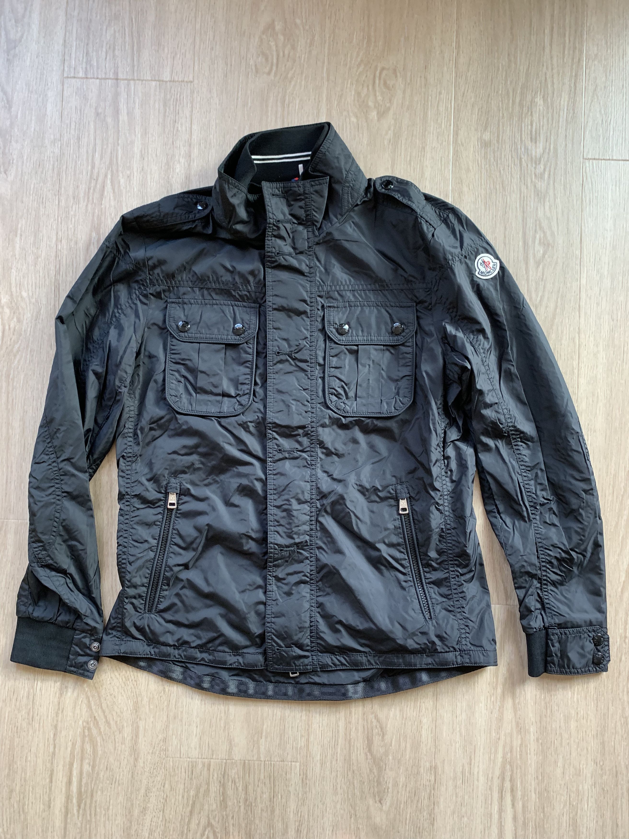Moncler Moncler Mate Nylon Field Jacket Black | Grailed 