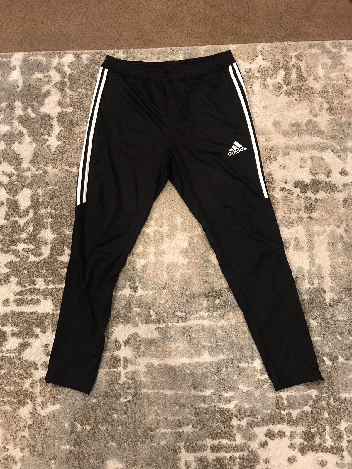 Adidas soccer pants online half stripe