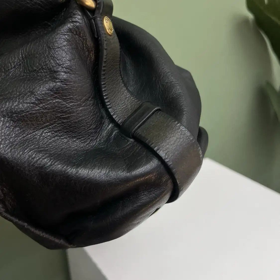 Prada PRADA black cowhide leather logo shoulder bag Size ONE SIZE - 6 Thumbnail