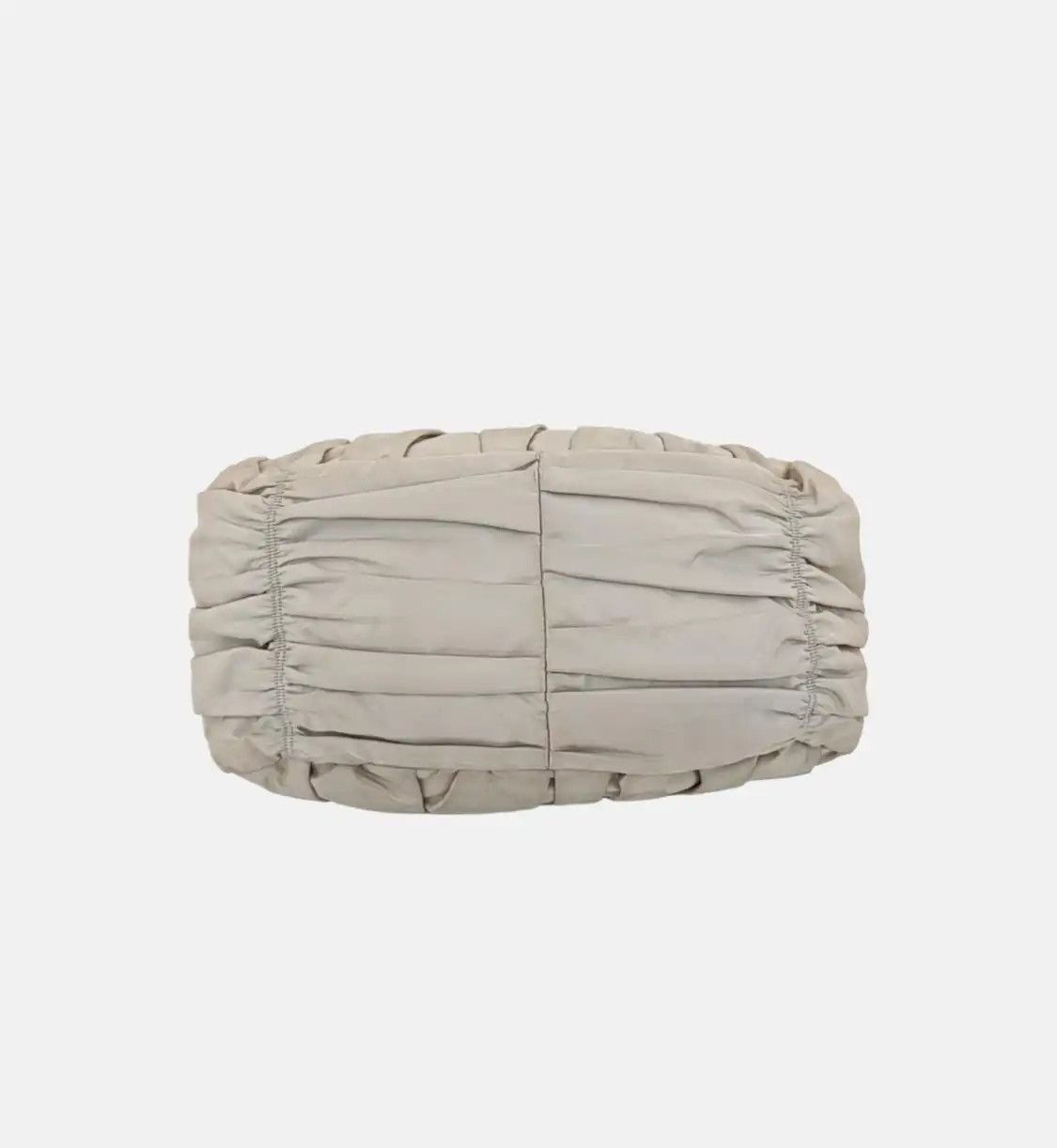 Prada PRADA Gaufre grey nylon quilted shoulder bag gold hardware detachable strap Size ONE SIZE - 6 Thumbnail