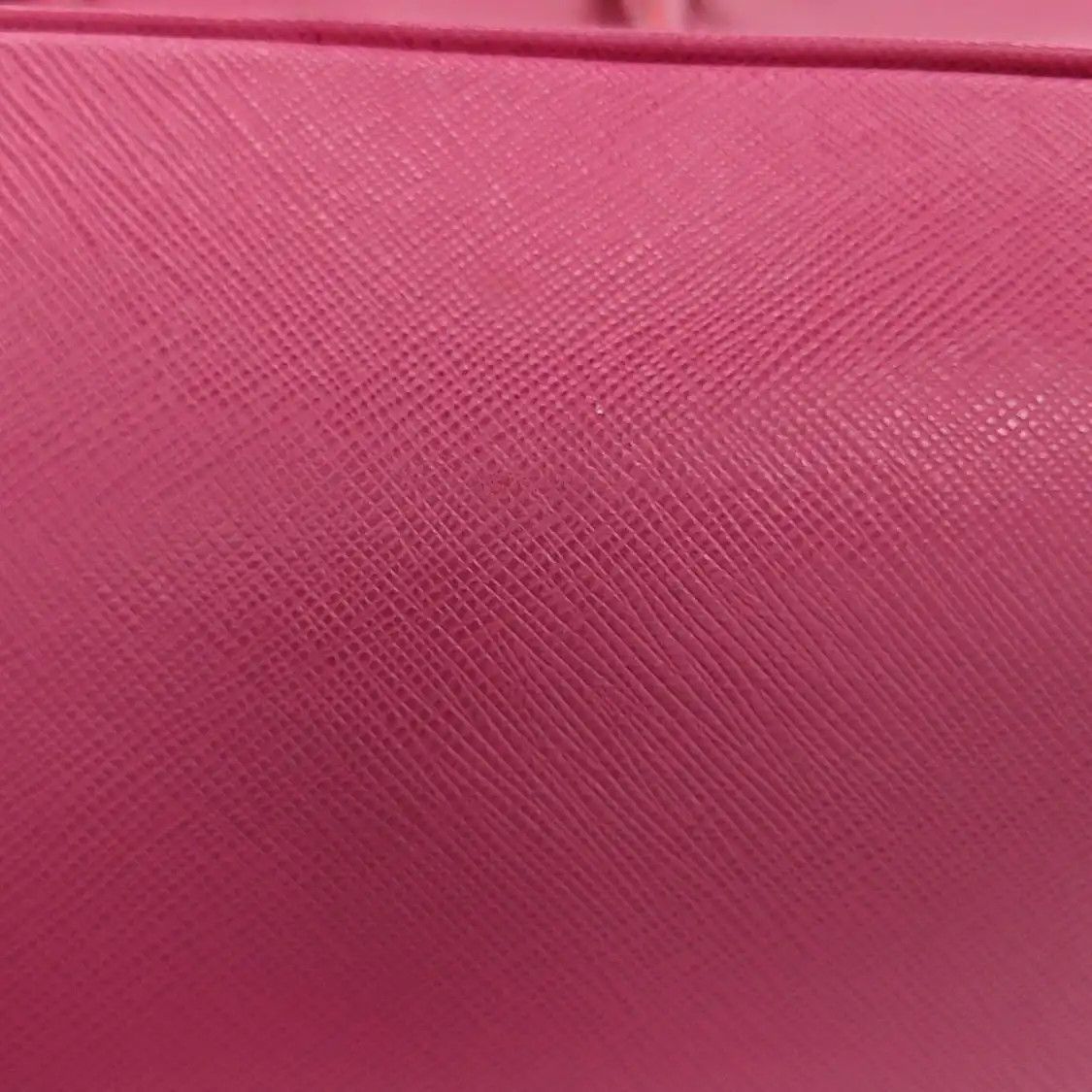 Prada PRADA Galleria oversized no rose redcowhide leather logo cross pattern Galleria Size ONE SIZE - 12 Thumbnail