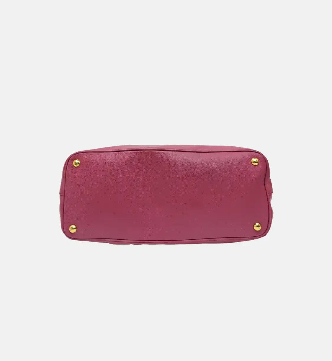 Prada PRADA Galleria oversized no rose redcowhide leather logo cross pattern Galleria Size ONE SIZE - 6 Thumbnail