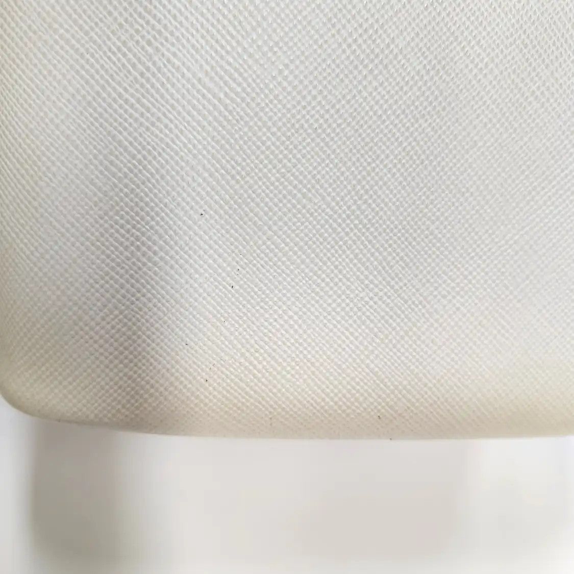 Prada PRADA Panier white cowhide leather logo shoulder bag handbag crossbody bag gold Size ONE SIZE - 13 Thumbnail