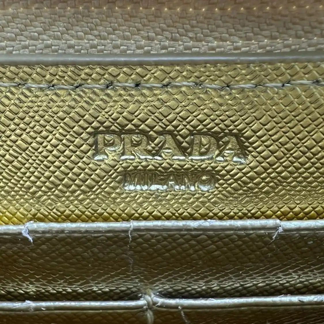 Prada PRADA Saffiano Small color-block cowhide leather wallet Size ONE SIZE - 7 Thumbnail