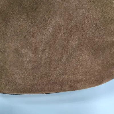 Prada PRADA brown suede logo shoulder bag handbag gold hardware Size ONE SIZE - 9 Thumbnail