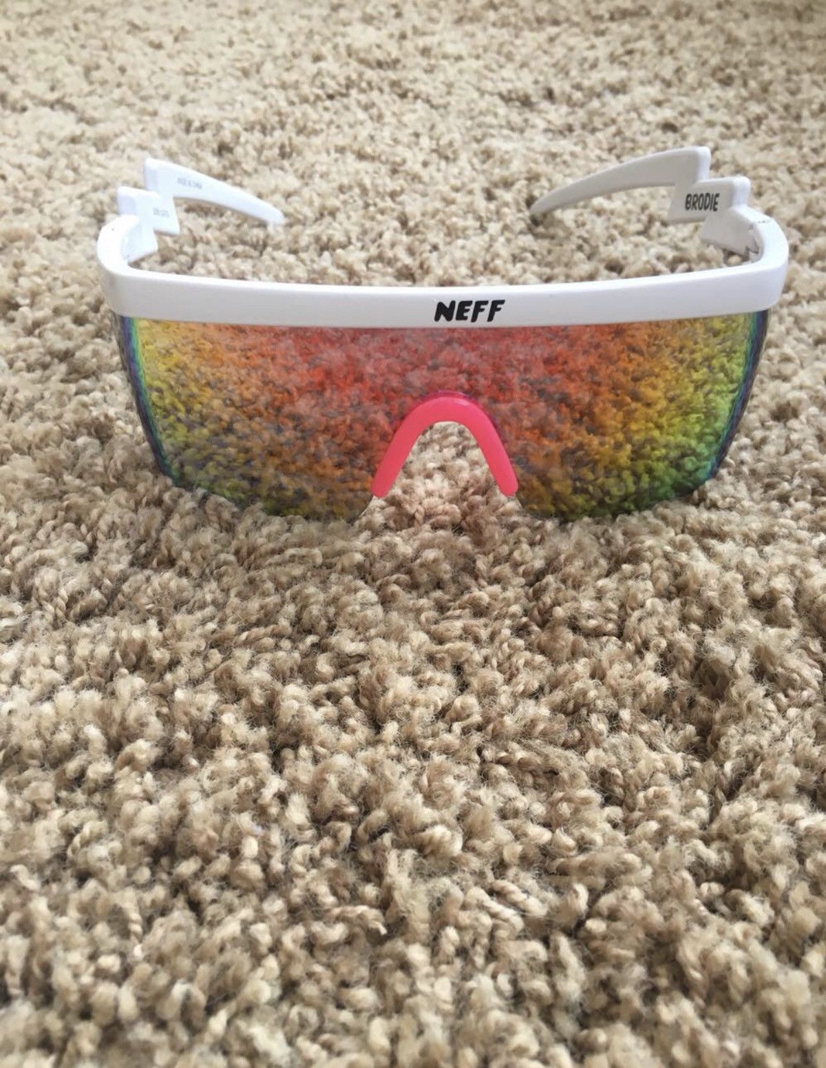 Neff Neff Brodie sunglasses (White) Size ONE SIZE - 3 Thumbnail