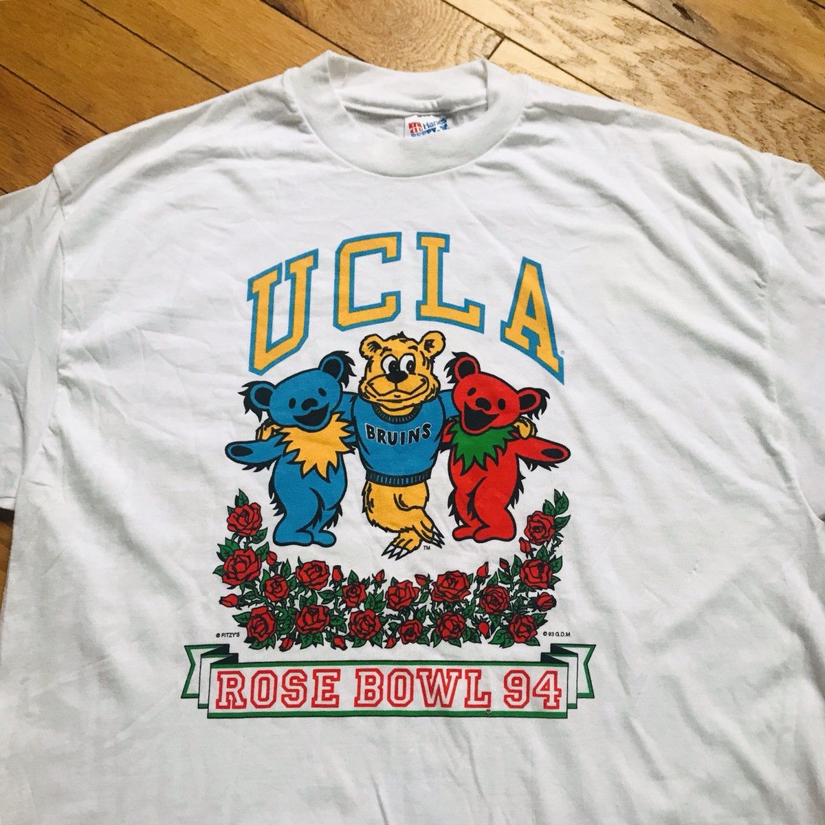 Vintage Grateful Dead Shirt XL UCLA Bruins Dancing Bears