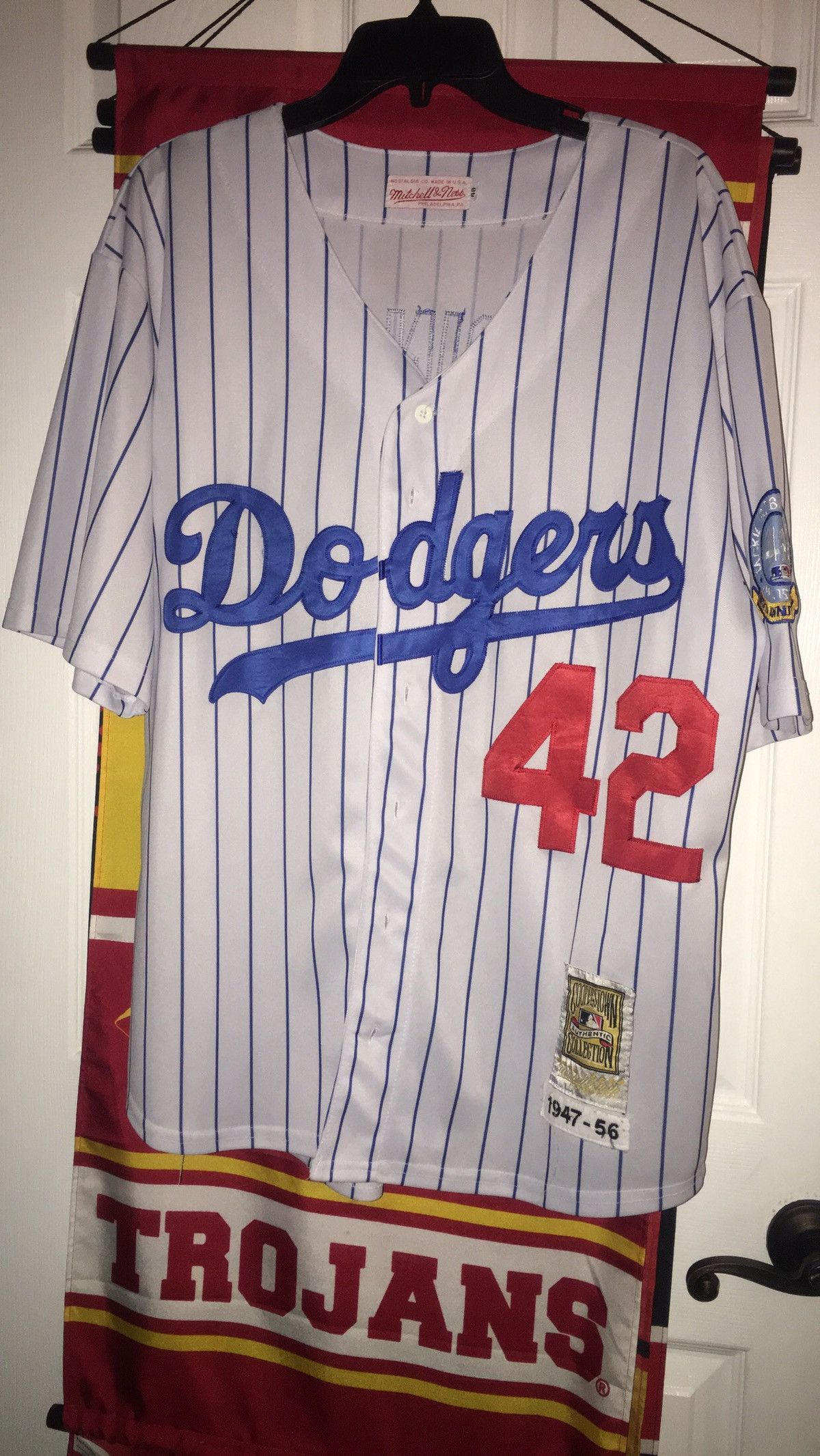 Dodgers hotsell pinstripe jersey