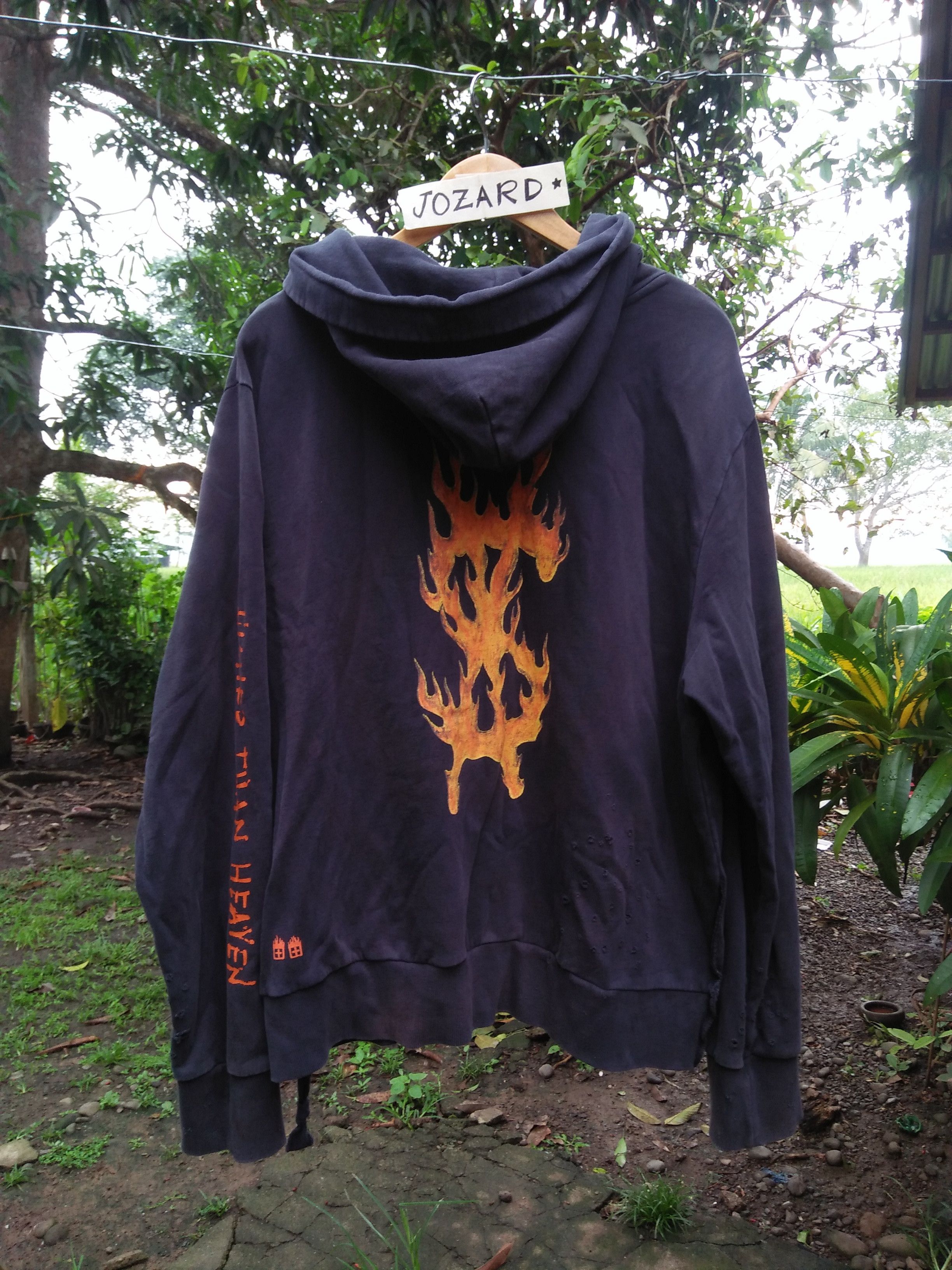 Travis Scott Ksubi X Travis Scott Flaming Dollar Hood Grailed