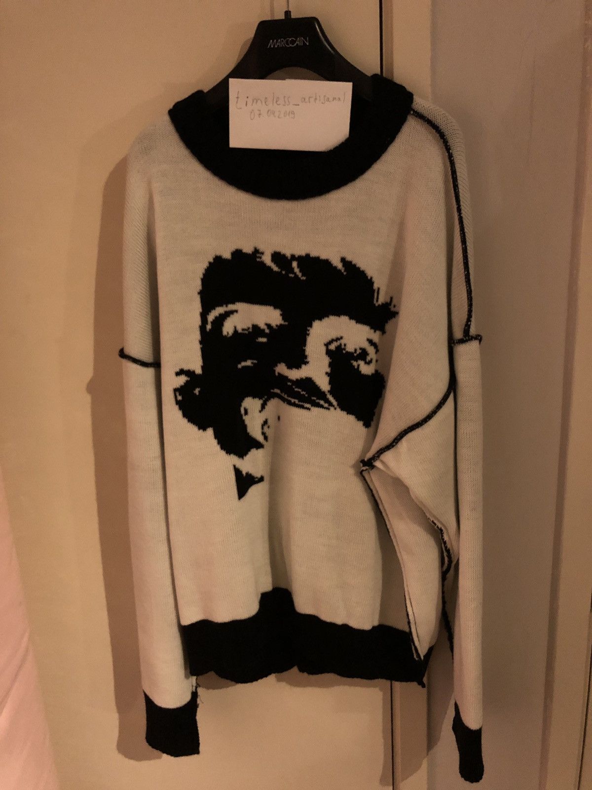 Joy Division Ian Curtis knit(no enfants riches deprimes Raf undercover) Size US L / EU 52-54 / 3 - 3 Thumbnail