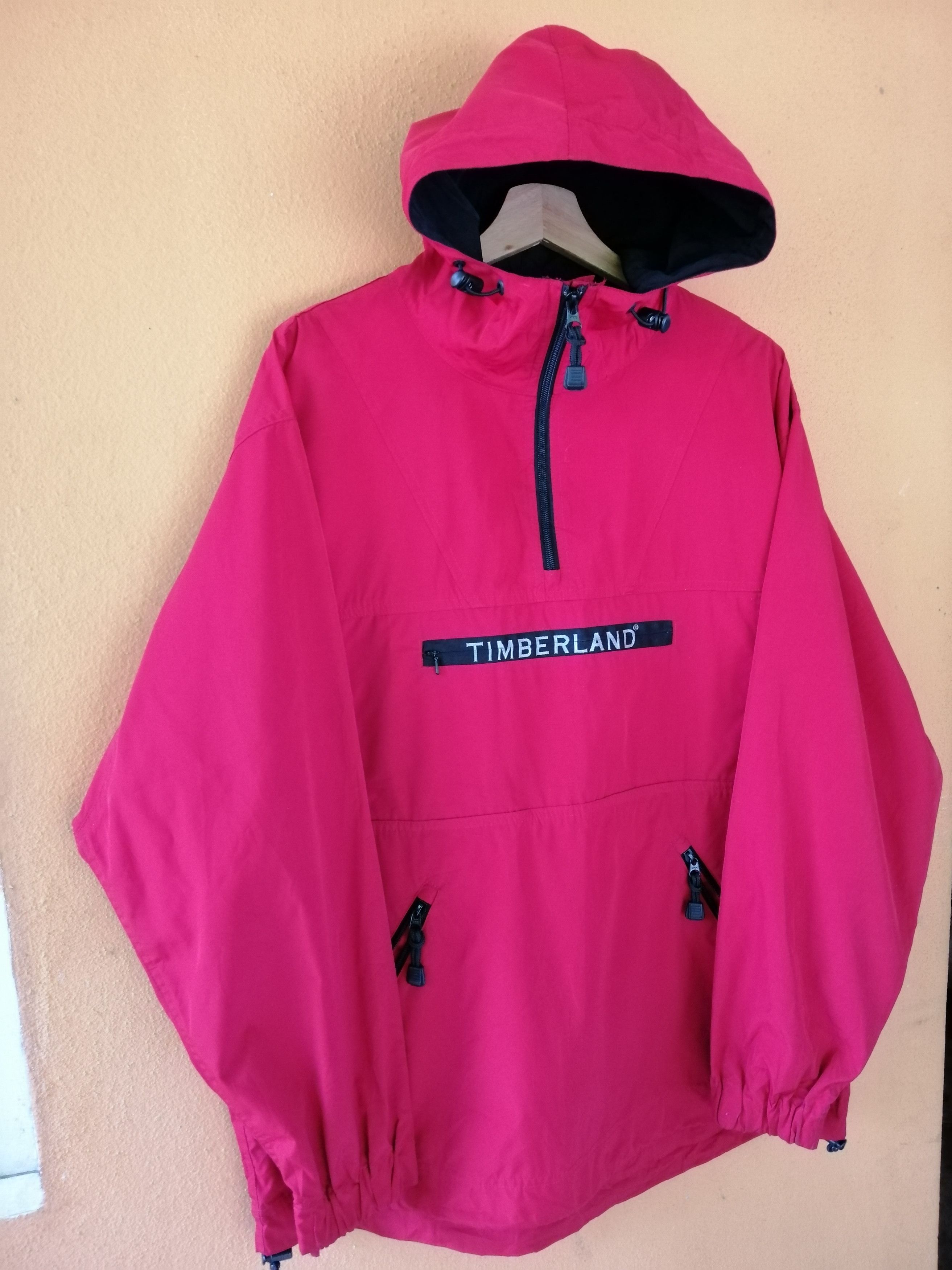 Timberland TIMBERLAND Jacket Hoodie Half Zipper Anorak Jacket Size US L / EU 52-54 / 3 - 8 Thumbnail
