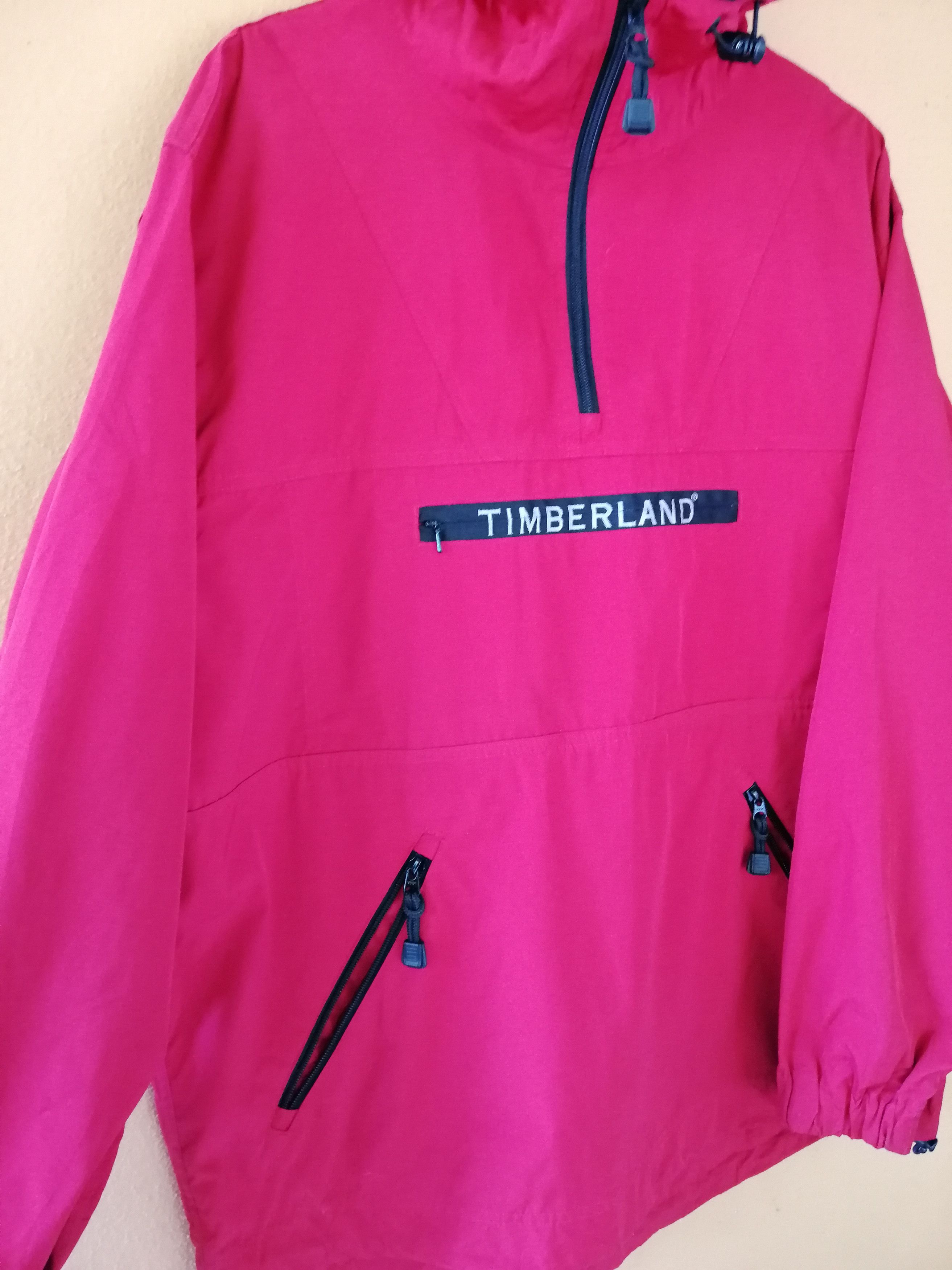 Timberland TIMBERLAND Jacket Hoodie Half Zipper Anorak Jacket Size US L / EU 52-54 / 3 - 6 Thumbnail