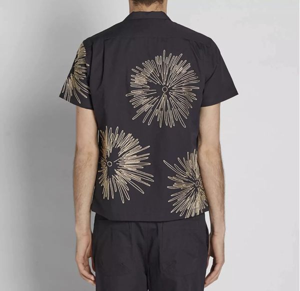 Sasquatchfabrix SASQUATCHFABRIX. Fireworks Open Collar Shirt