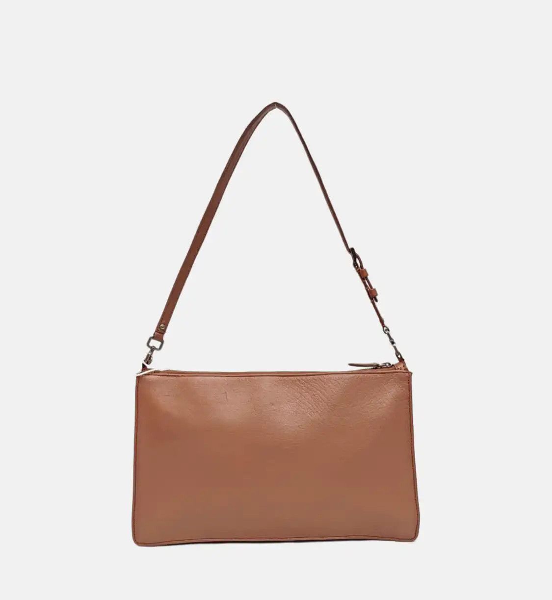 Prada PRADA bean sand cowhide leather shoulder bag silver hardware Size ONE SIZE - 5 Thumbnail