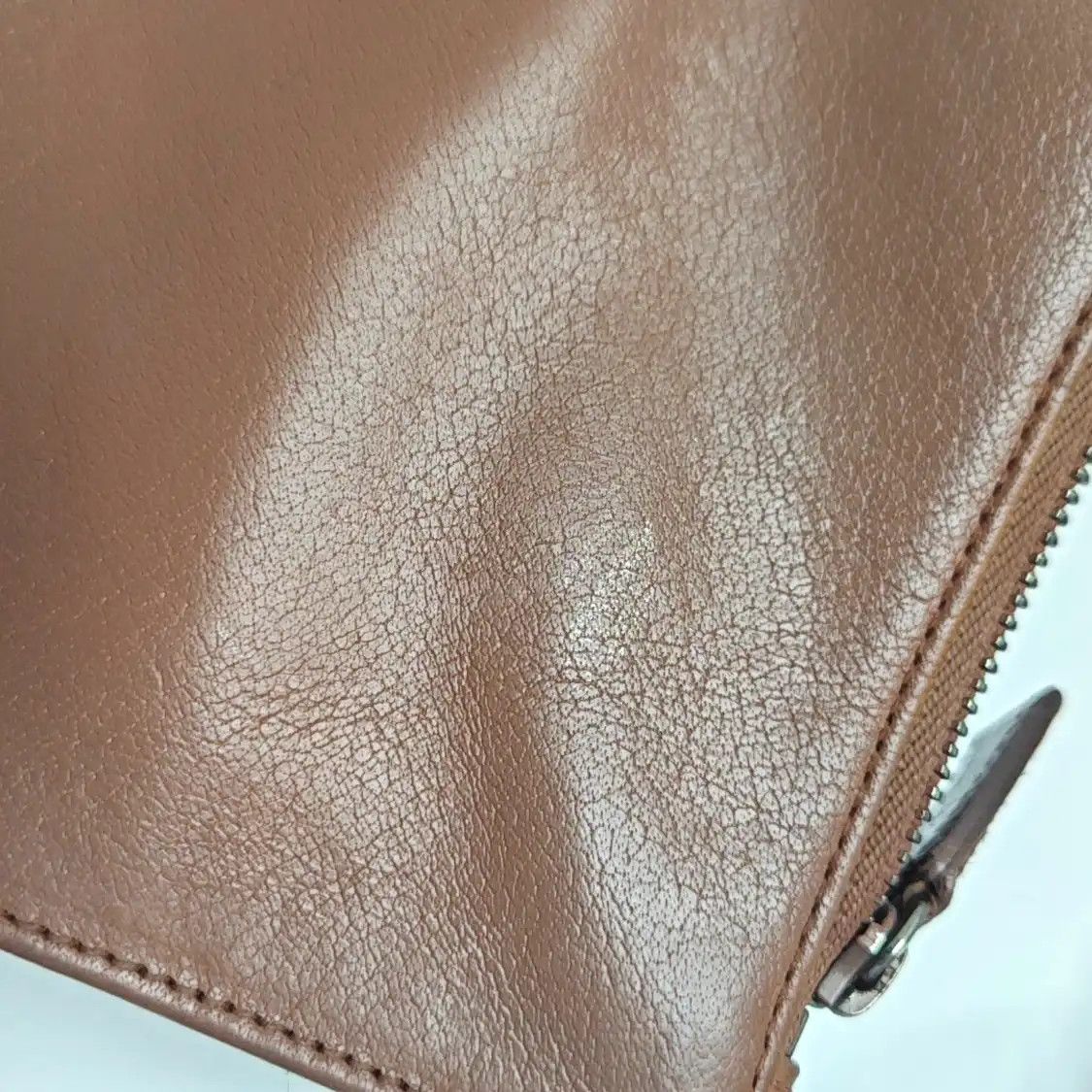 Prada PRADA bean sand cowhide leather shoulder bag silver hardware Size ONE SIZE - 9 Thumbnail