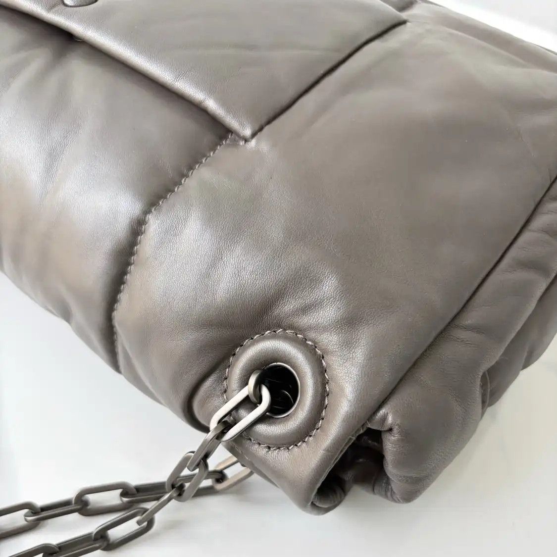 Prada PRADA grey sheepskin shoulder bag Size ONE SIZE - 18 Thumbnail