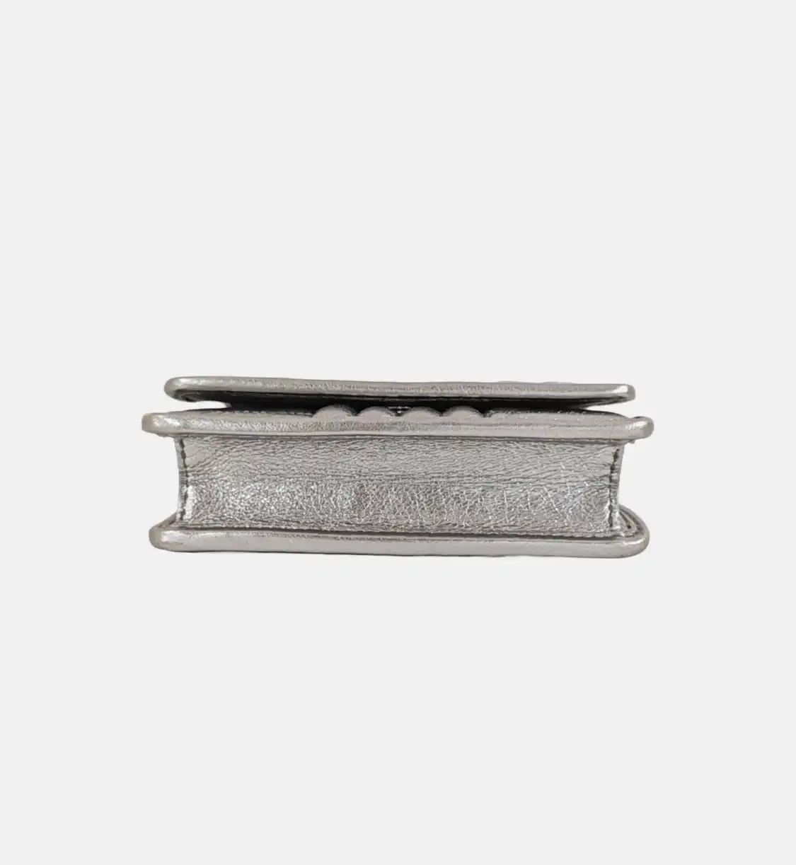Prada PRADA Diagramme silver sheepskin quilted shoulder bag crossbody bag silver hardw Size ONE SIZE - 6 Thumbnail