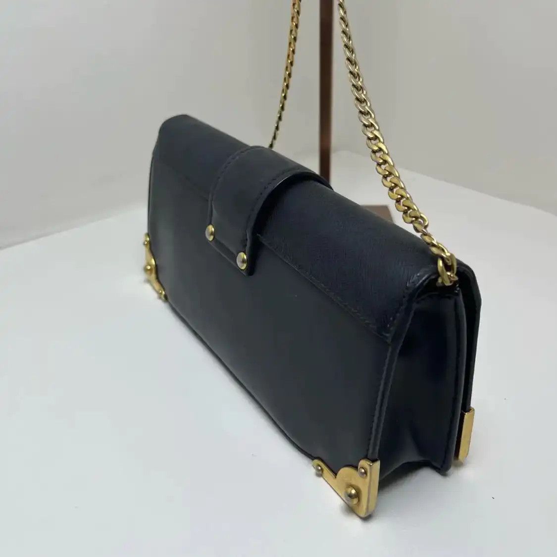 Prada PRADA Cahier black cowhide leather cross pattern crossbody bag Size ONE SIZE - 8 Thumbnail