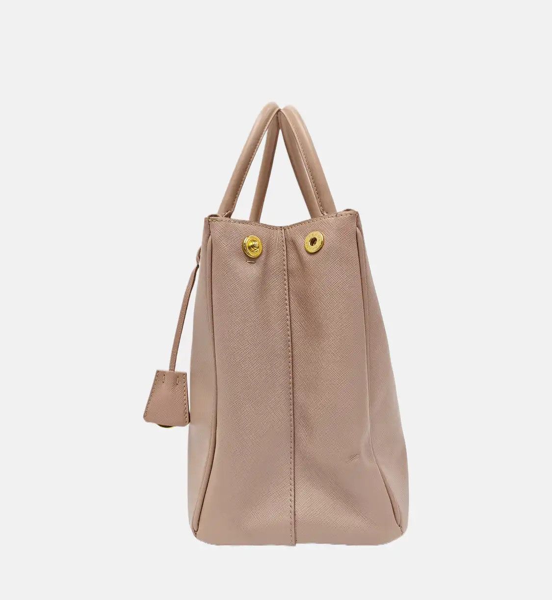 Prada PRADA Galleria pink cowhide leather logo cross pattern shoulder bag crossbody ba Size ONE SIZE - 3 Thumbnail