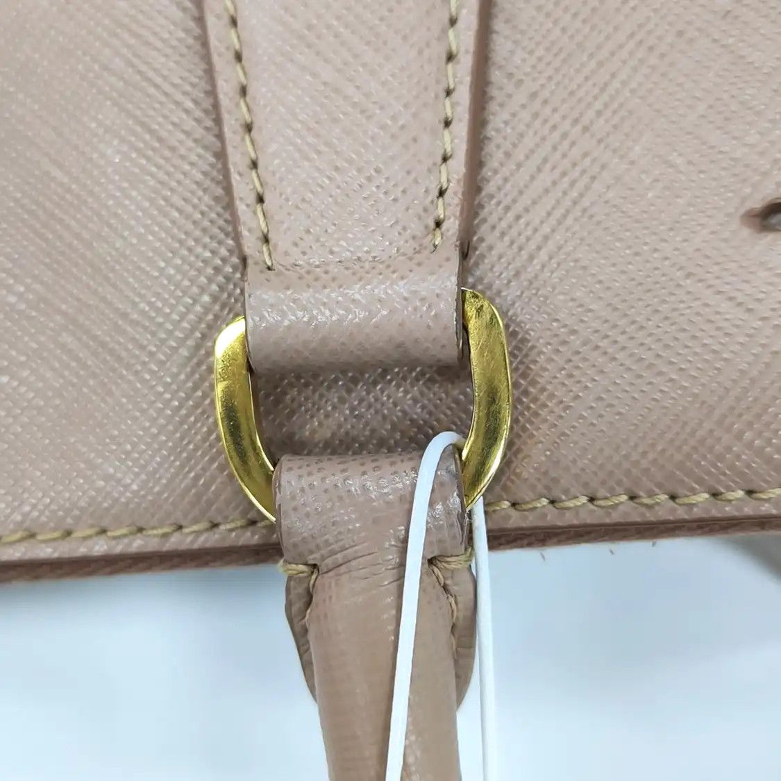 Prada PRADA Galleria pink cowhide leather logo cross pattern shoulder bag crossbody ba Size ONE SIZE - 12 Thumbnail
