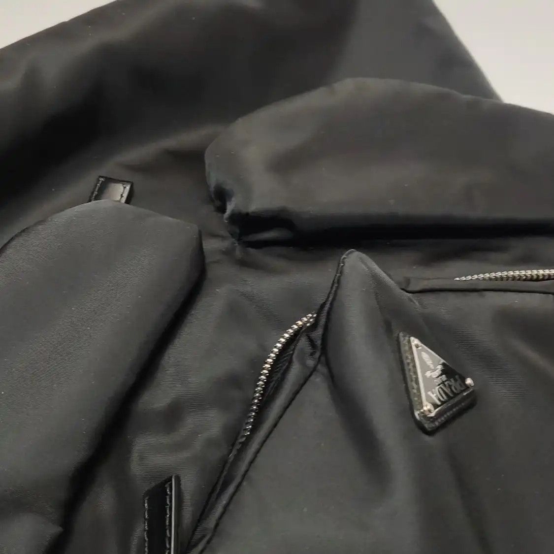 Prada PRADA Signaux black fabric shoulder bag Size ONE SIZE - 8 Thumbnail