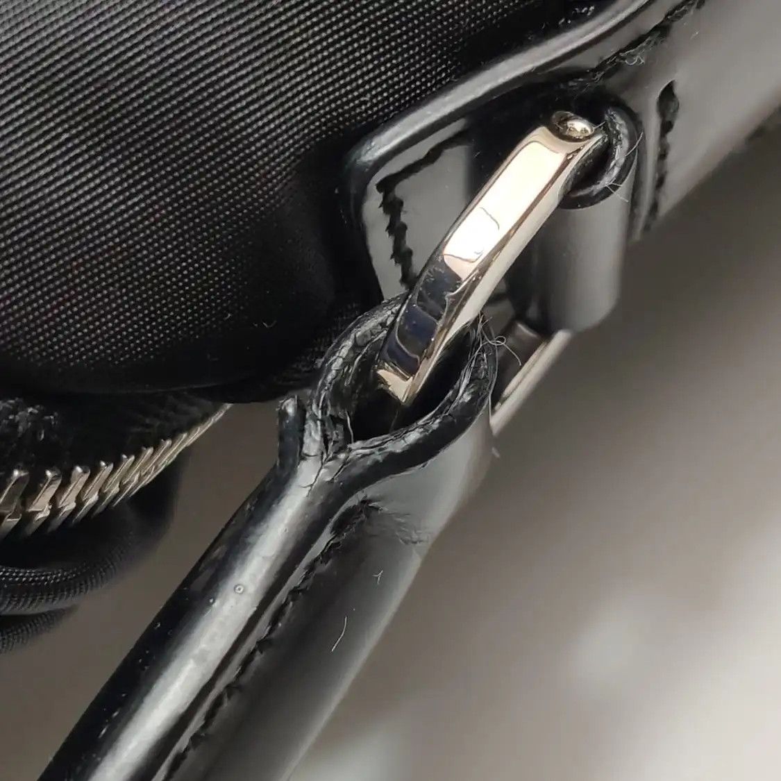 Prada PRADA Signaux black fabric shoulder bag Size ONE SIZE - 11 Thumbnail