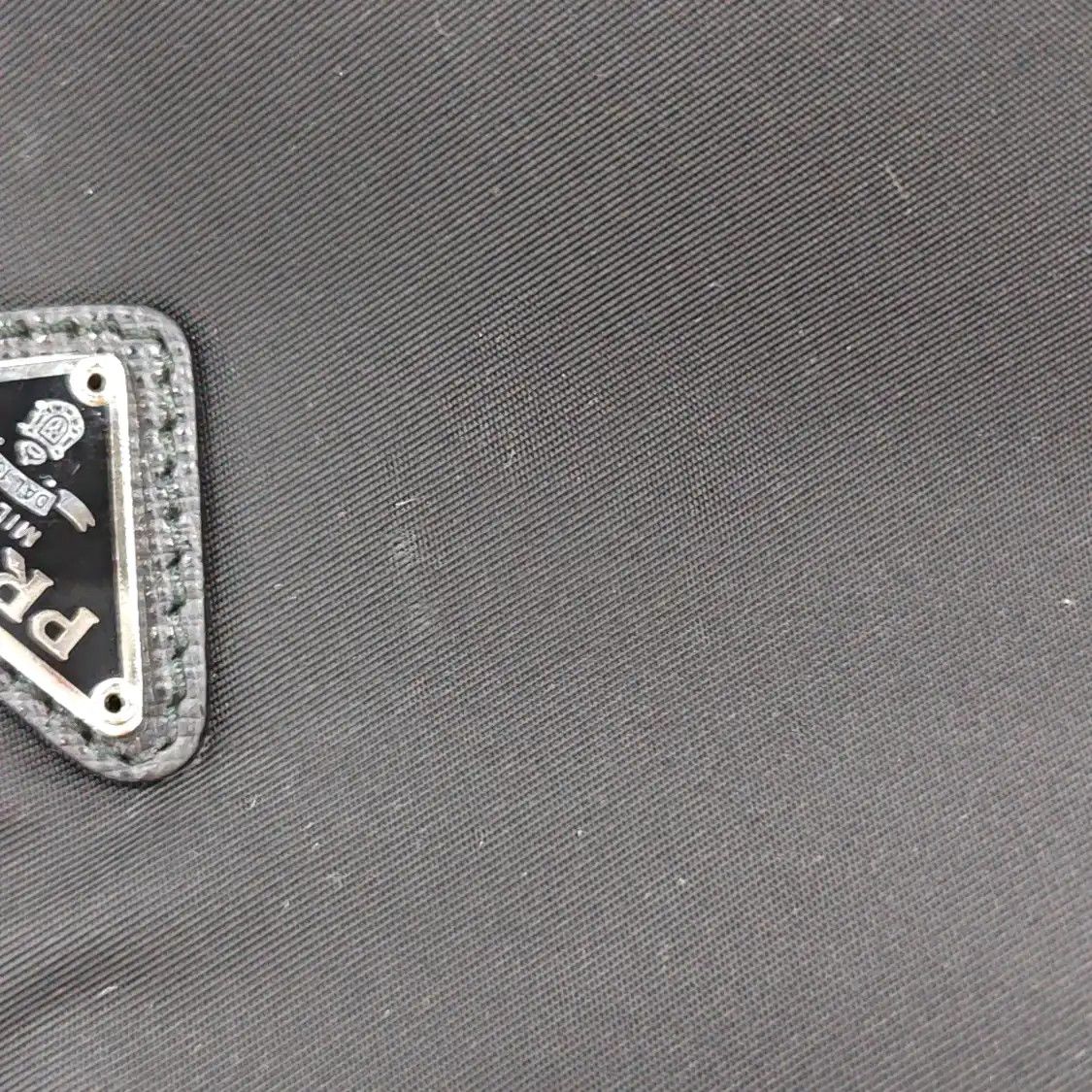 Prada PRADA Re-Edition black nylon logo shoulder bag crossbody bag silver hardware sub Size ONE SIZE - 9 Thumbnail