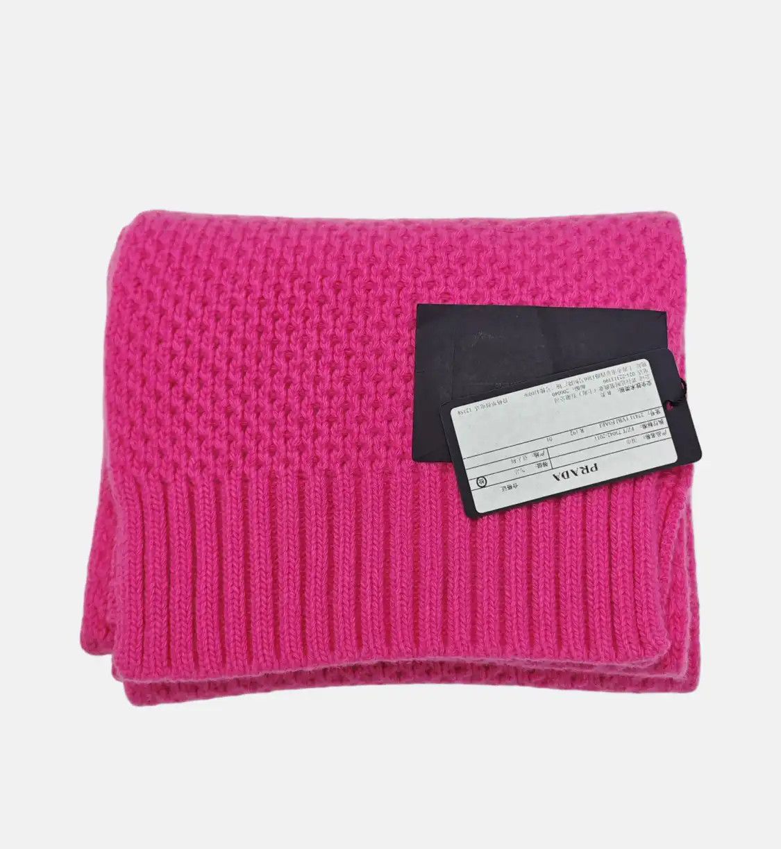 Prada PRADA pink wool scarf Size ONE SIZE - 5 Thumbnail
