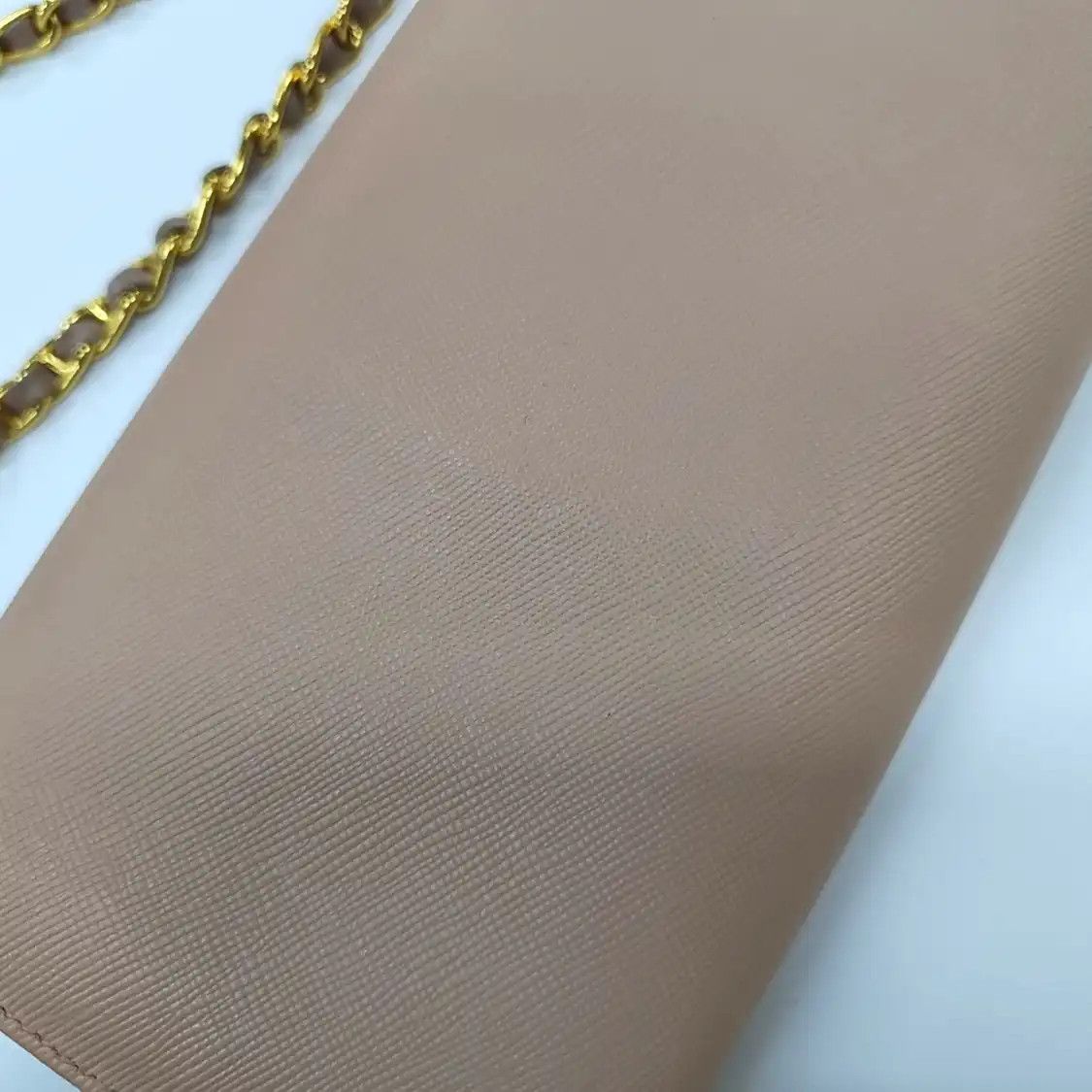 Prada PRADA pink cowhide leather shoulder bag crossbody bag gold hardware detachable s Size ONE SIZE - 11 Thumbnail