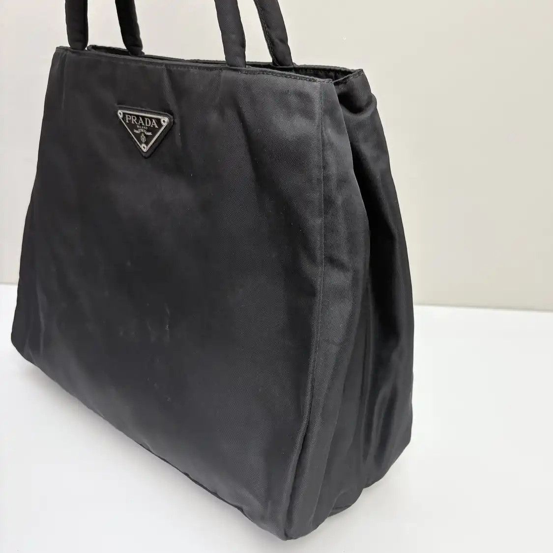 Prada PRADA Twin black nylon logo handbag Size ONE SIZE - 2 Thumbnail