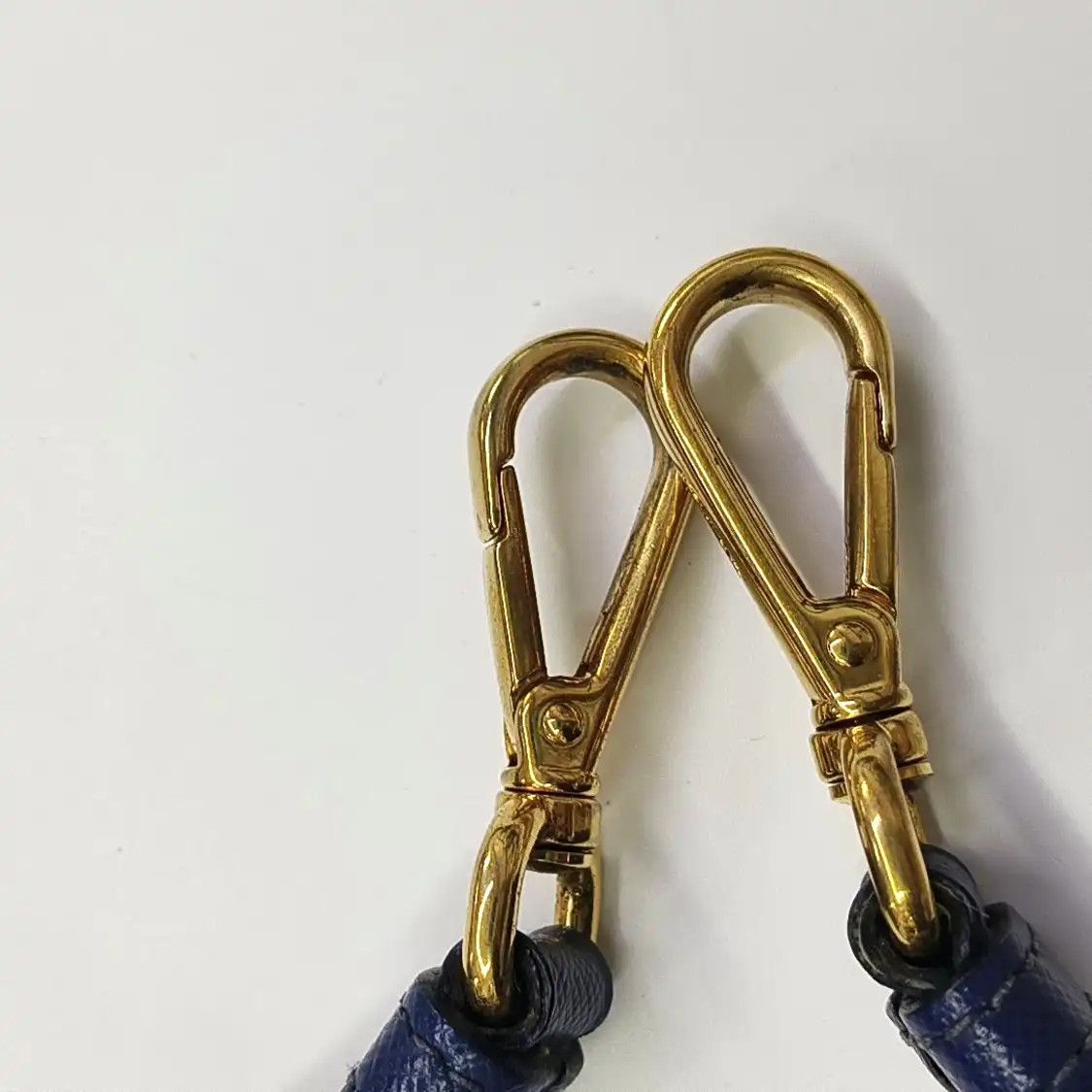 Prada PRADA Galleria Medium dark bluecowhide leather logo cross pattern shoulder bag c Size ONE SIZE - 18 Thumbnail