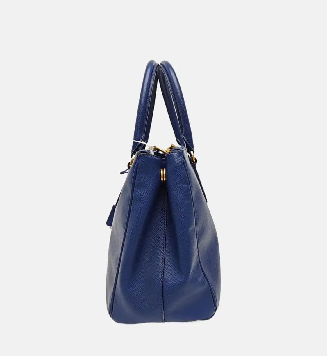 Prada PRADA Galleria Medium dark bluecowhide leather logo cross pattern shoulder bag c Size ONE SIZE - 3 Thumbnail