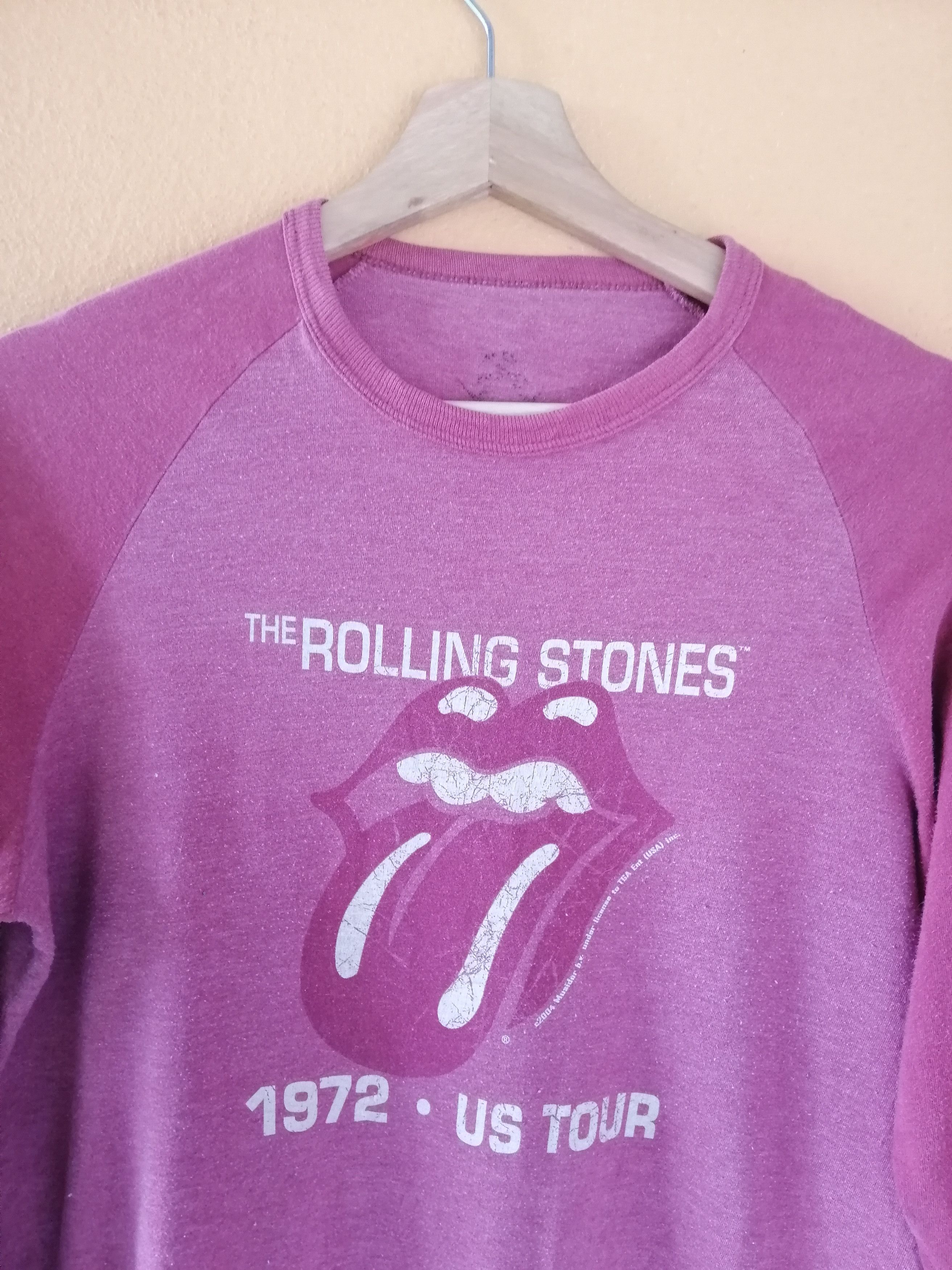 The Rolling Stones Vintage Rolling Stones 1972 US Tour Raglan T Shirt Size US S / EU 44-46 / 1 - 8 Thumbnail
