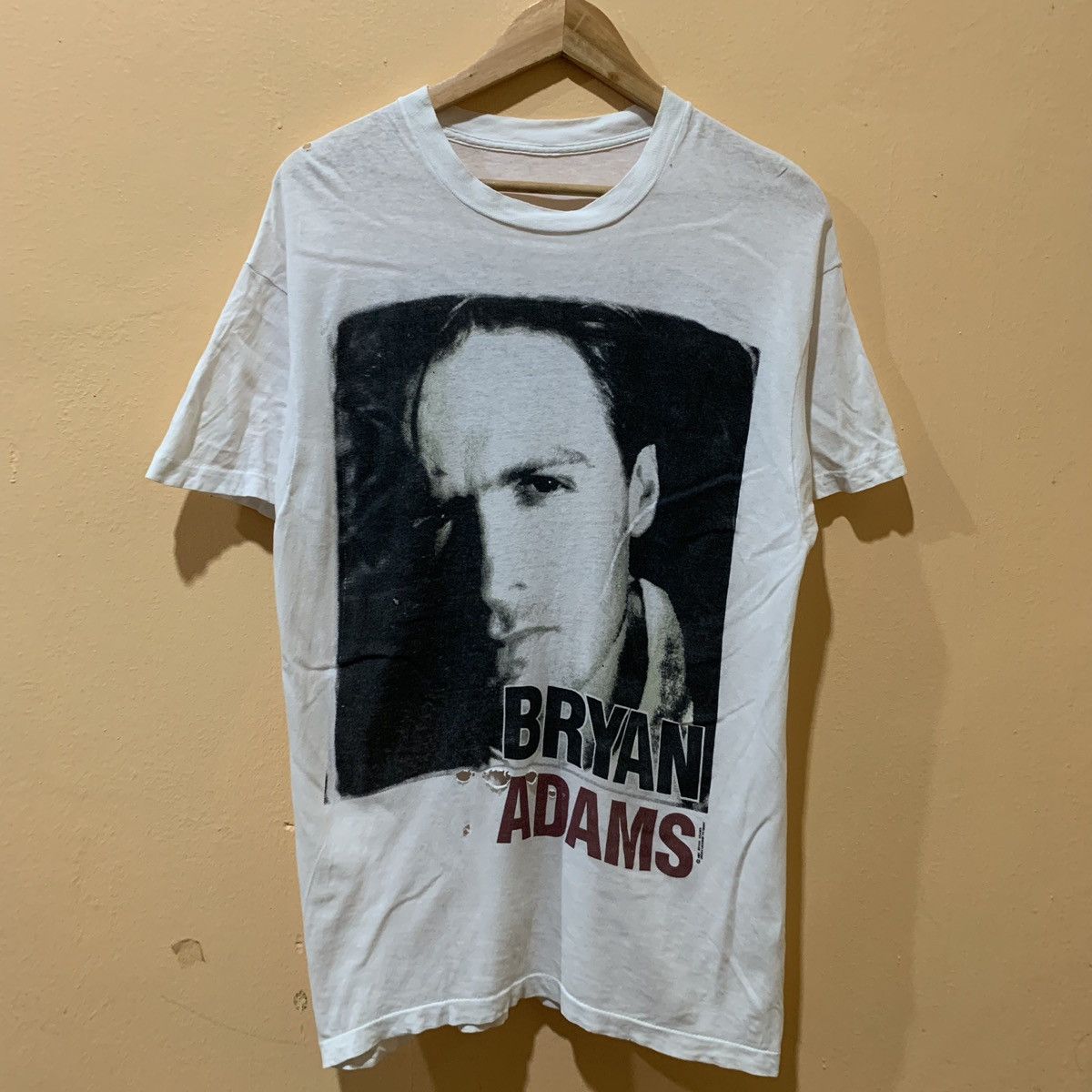 Vintage Bryan Adams Tour 1992 Tshirt Menswear