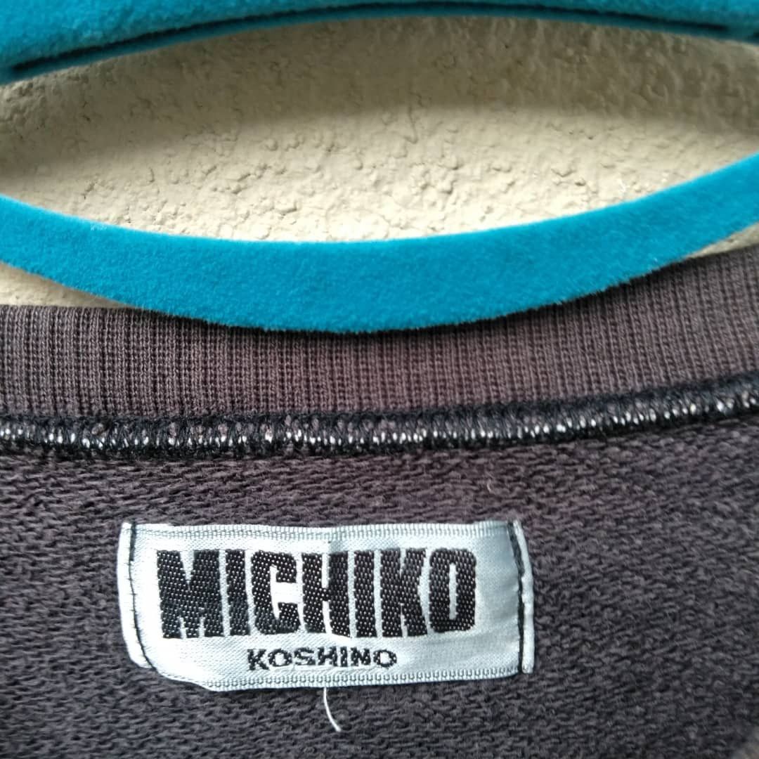 Michiko Koshino London 🔥 VINTAGE SUNFADED DISTRESSED MICHIKO LONDON BIG LOGO Size US L / EU 52-54 / 3 - 4 Thumbnail