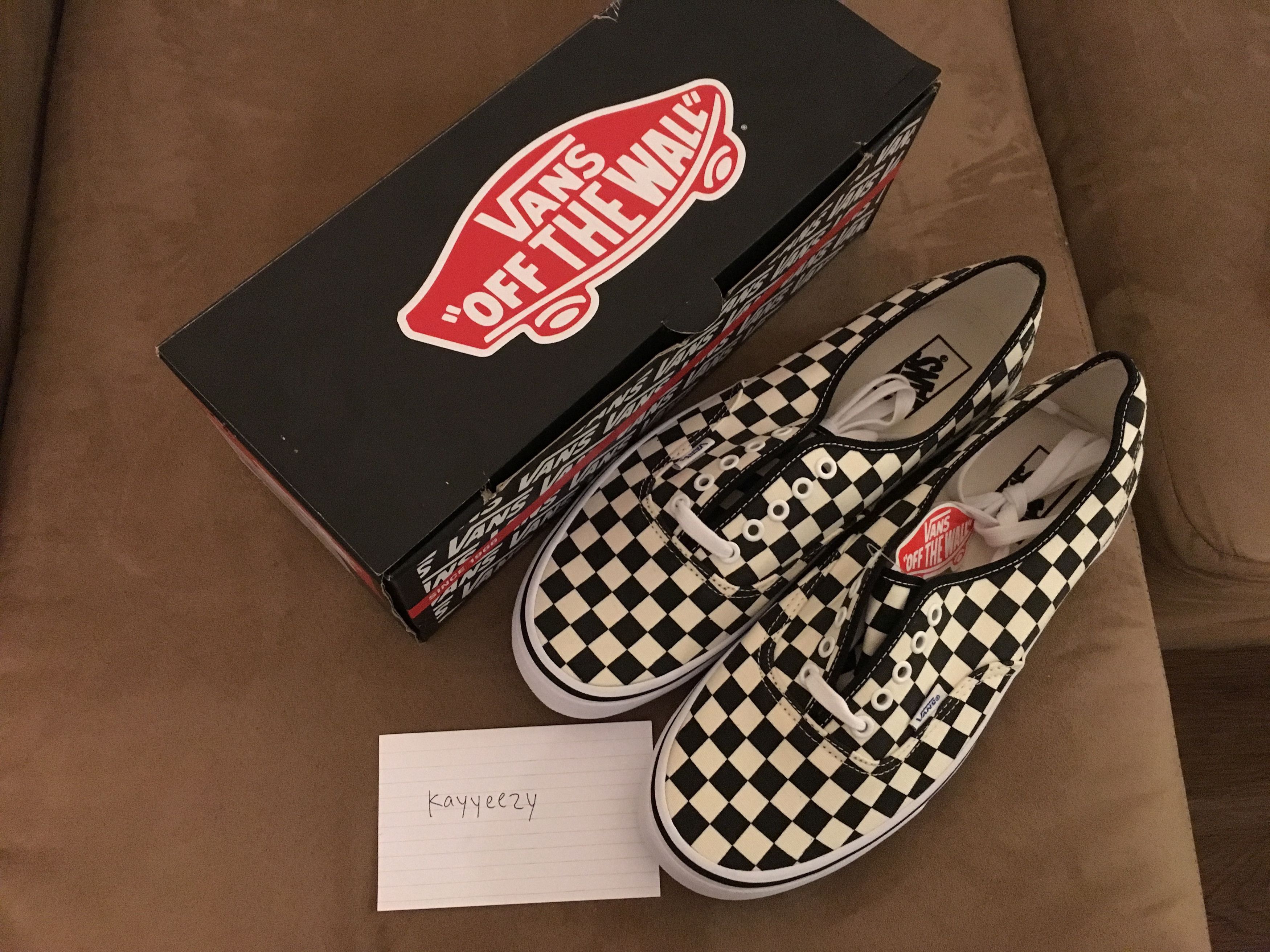 Jerry lorenzo cheap vans checkerboard