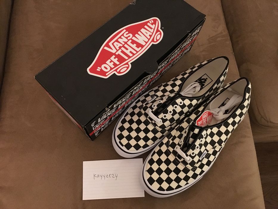 Jerry lorenzo hotsell checkered vans