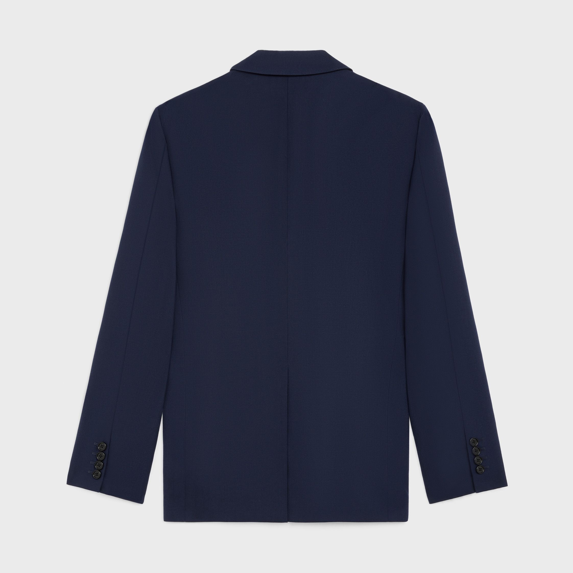 Celine CLASSIC JACKET IN WOOL GABARDINE ink Size US L / EU 52-54 / 3 - 2 Thumbnail