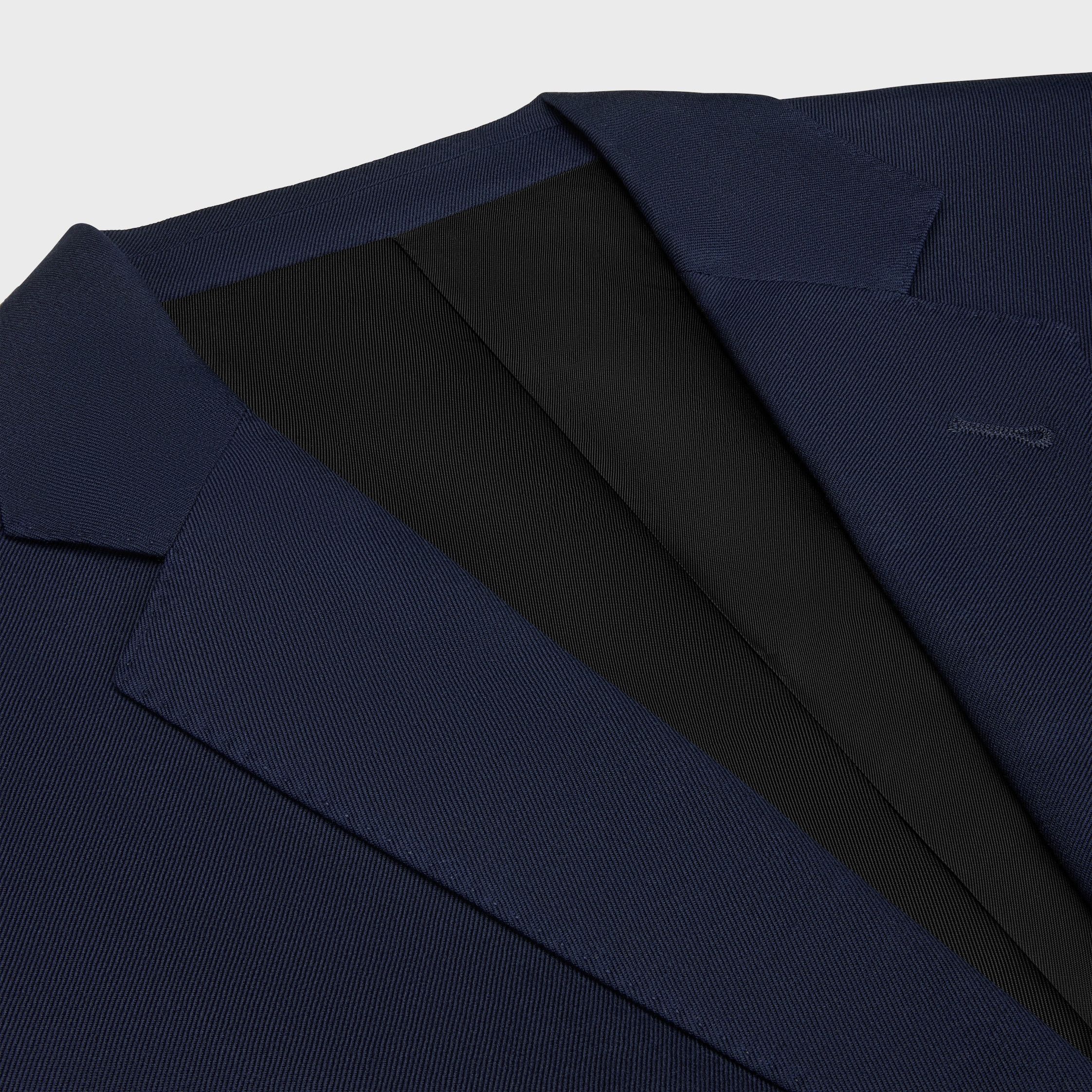 Celine CLASSIC JACKET IN WOOL GABARDINE ink Size US XXL / EU 58 / 5 - 3 Thumbnail