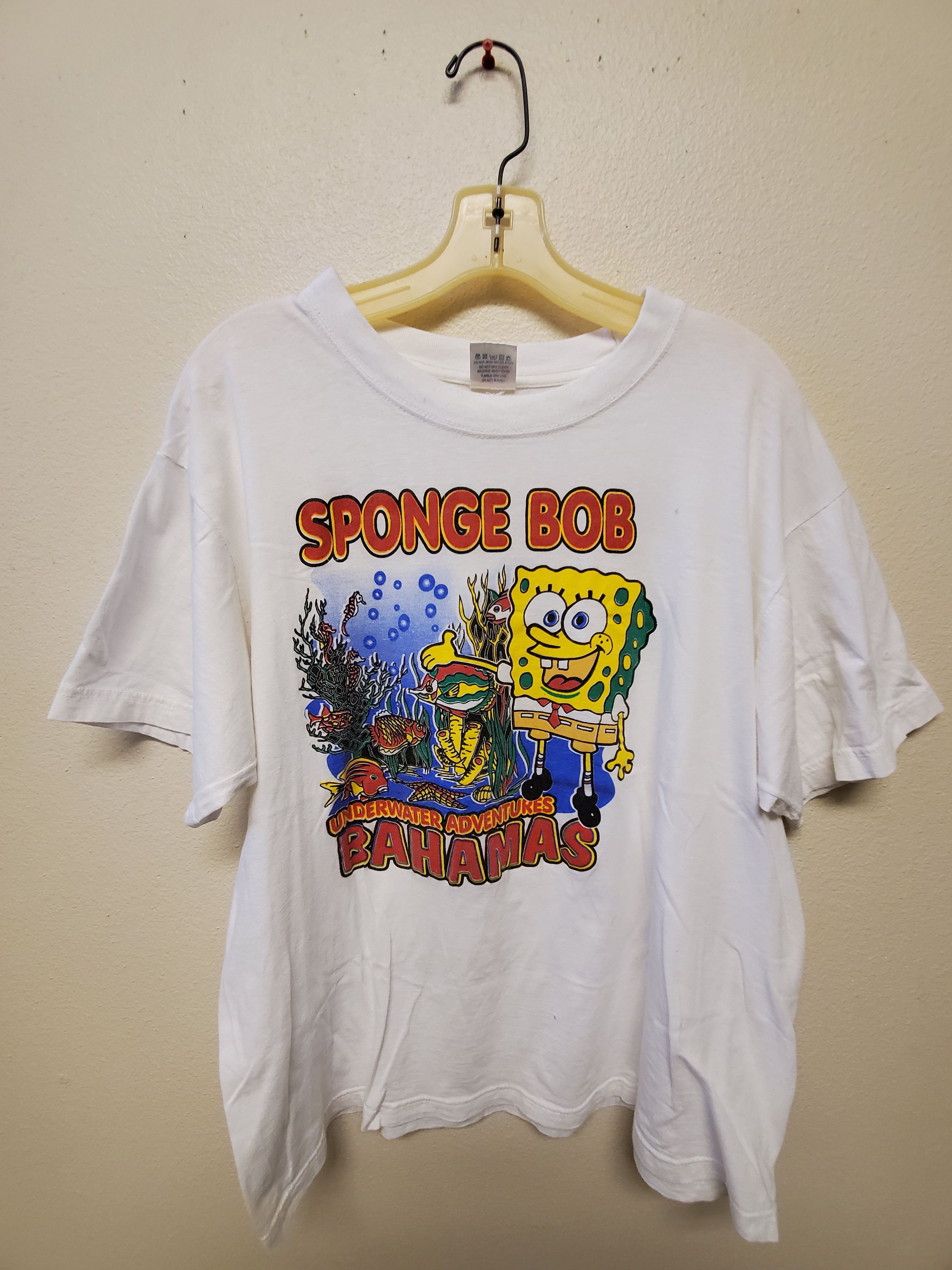 Vintage Rare vintage 90s Spongebob bootleg Bahama t-shirt mens L. | Grailed