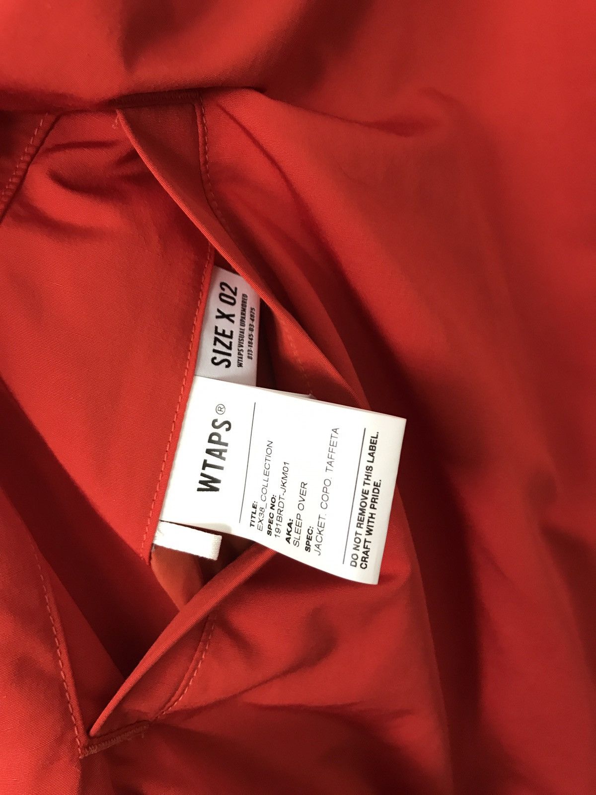 Wtaps WTAPS SLEEP OVER TAFFETA JACKET REVERSIBLE | Grailed