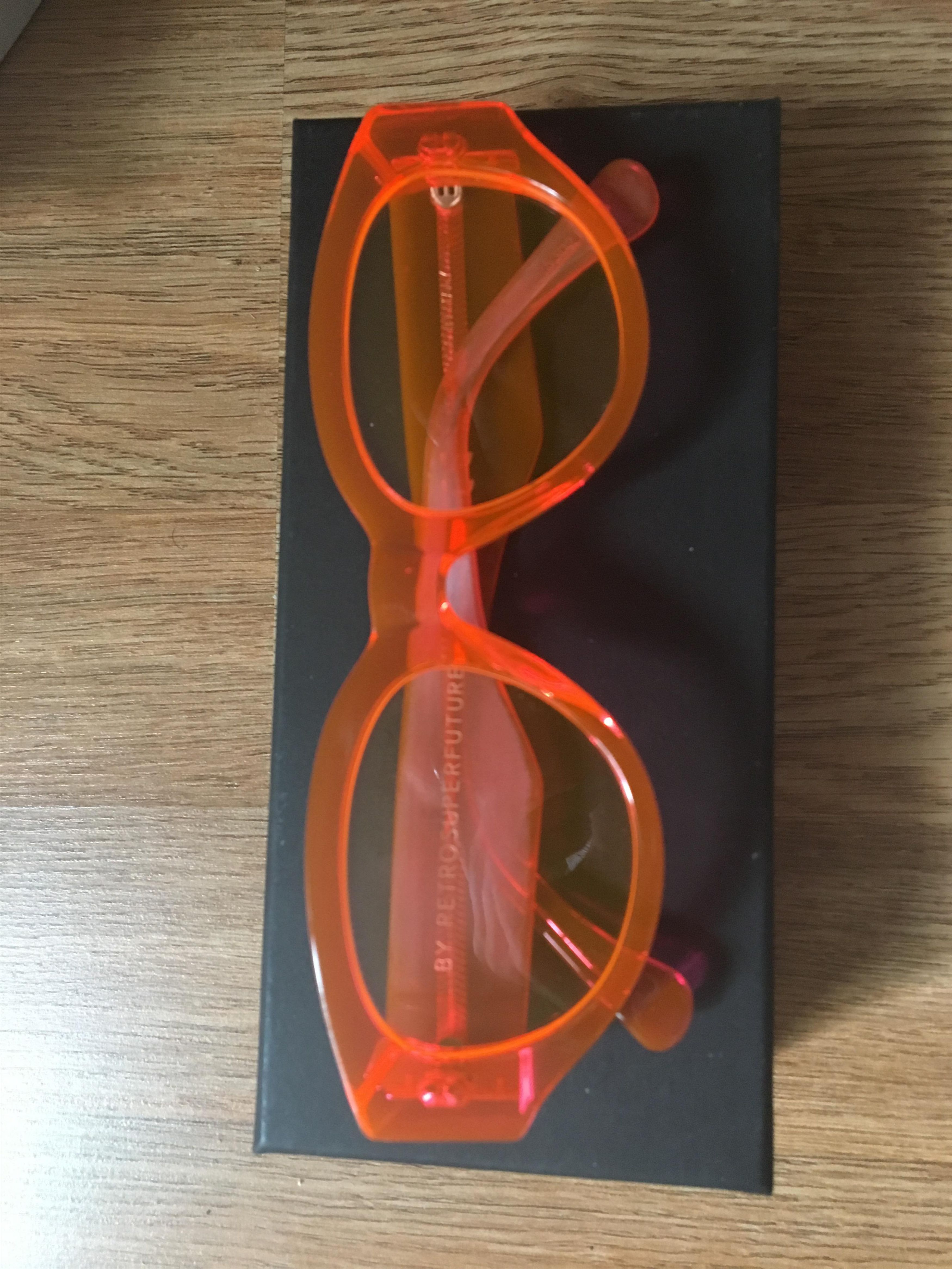 Retrosuperfuture Drew Mama SUPER sunglasses neon orange Size ONE SIZE - 3 Thumbnail