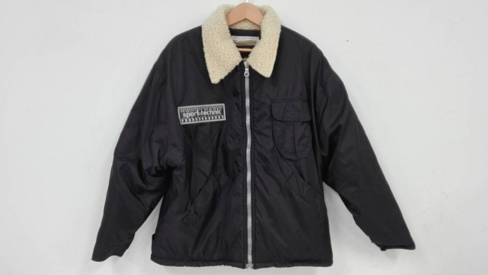 Designer × Vintage DANIEL POOLE 90's MA-1 Sherpa Nylon Bomber Moto ...