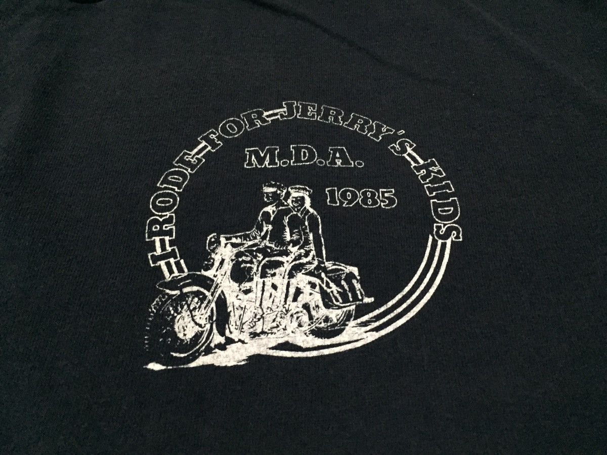 Vintage Vintage 80s Harley Davidson 1985 T-Shirt Size US M / EU 48-50 / 2 - 2 Thumbnail
