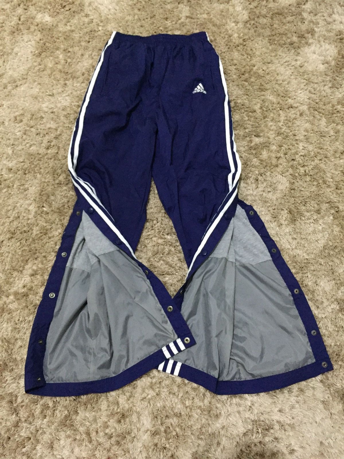 Adidas Vintage 90s Adidas Poppers Pant Size US 29 - 1 Thumbnail